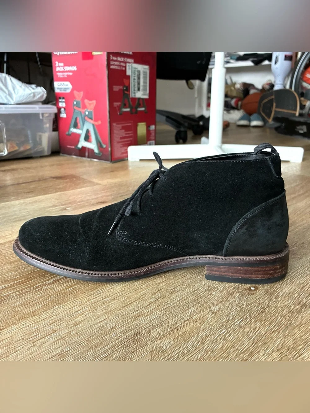 Blondo Konor Waterproof Chukka Boots Black Suede Men’s Shoes Size 11 M